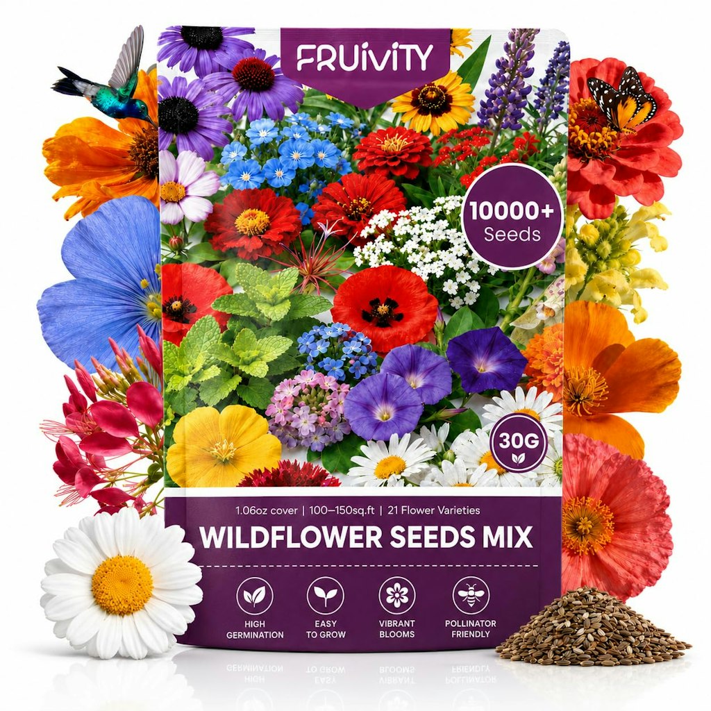 10,000+ Wildflower Seeds: $7.99