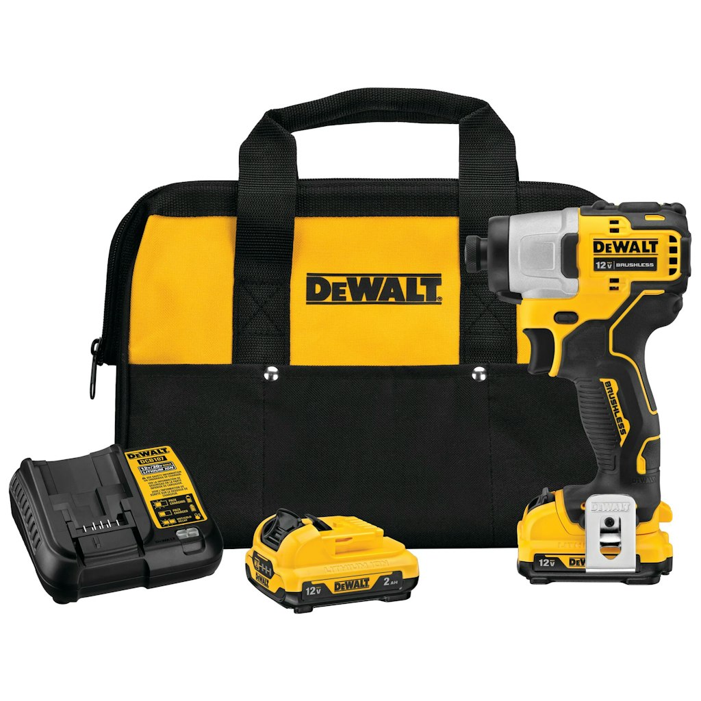 DeWalt Xtreme 12V Max 1/4" Brushless Cordless Impact Driver Set: $79