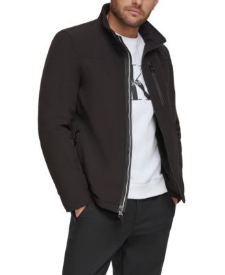 Calvin Klein Men's Sherpa Lined Classic Soft Shell Jacket: $35