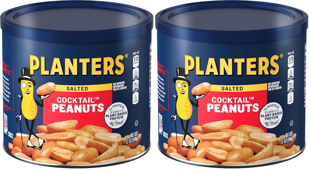 Planters Cocktail Peanuts 12-oz. Jar 2-Pack: $3.75