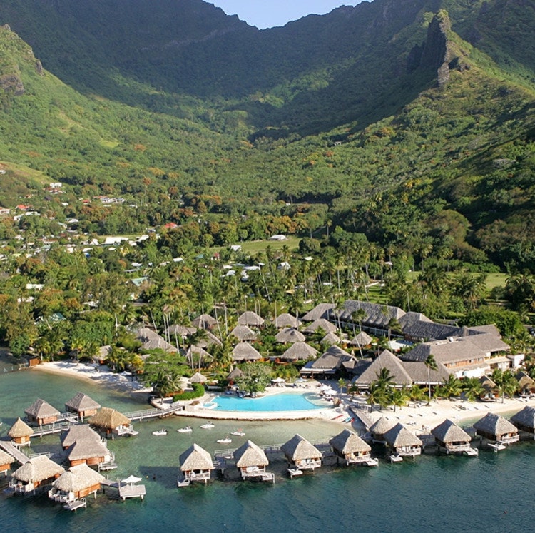5-Night Moorea Overwater Bungalow Flight & Resort Vacation: From $7,190 for 2 5-Night Moorea Overwater Bungalow Flight & Resort Vacation: From $7,190 for 2
