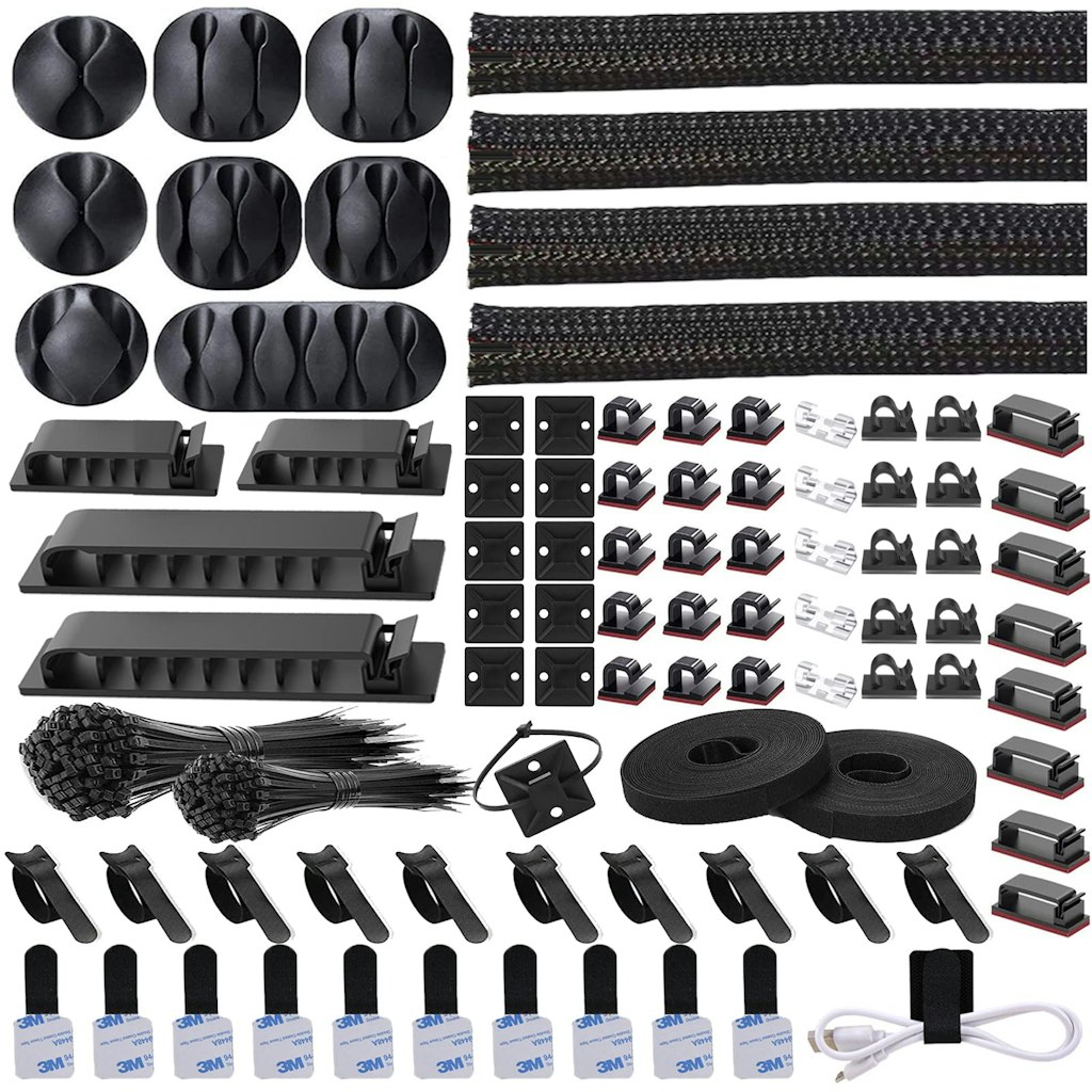 311-Piece Cable Management Organizer Kit: $13