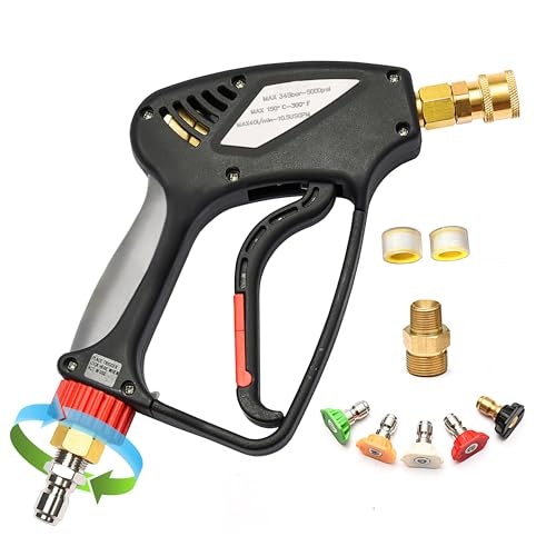 5,000-PSI Short Pressure Washer Gun: $22 w/ Prime