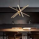 Wayfair Mercer41 Burcker Aluminum Dimmable LED Modern Linear Chandelier for $157 + free shipping