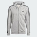 adidas Men's Essentials French Terry 3-Stripes Full-Zip Hoodie for $23.20 + free shipping