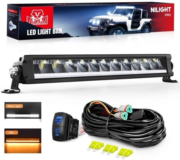 Nilight 60W 15.5" LED Light Bar Kit: $65 Nilight 60W 15.5" LED Light Bar Kit: $65