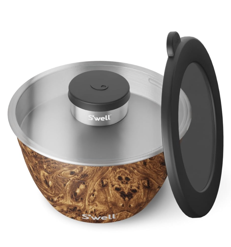 S'well 64-oz. Stainless Steel Salad Bowl Kit: $22