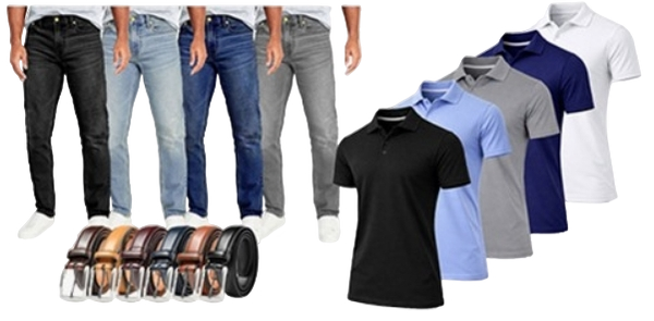 Men's Apparel Value Packs at Woot: Up to 70% off + extra $5 off