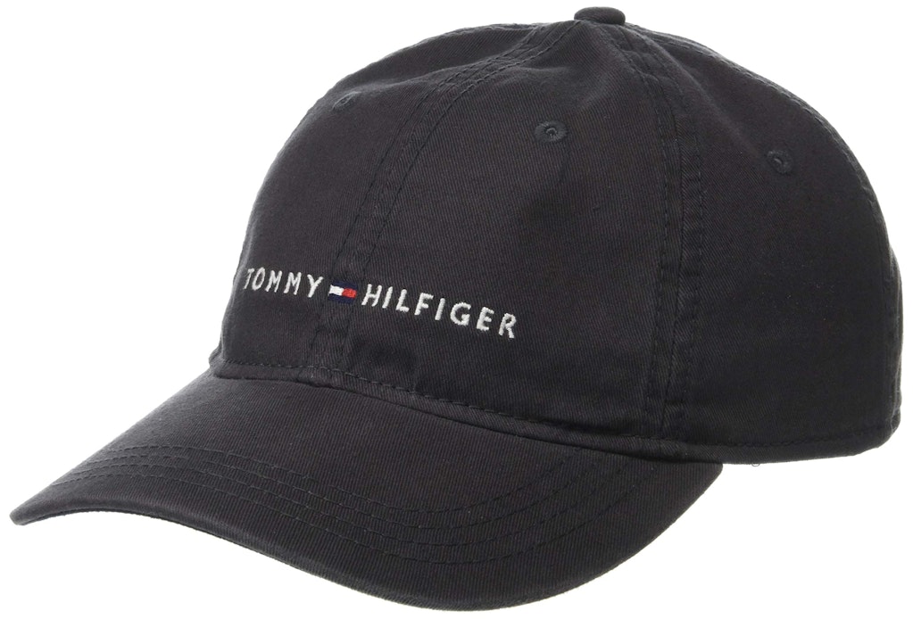 Tommy Hilfiger Men's Cotton Logo Adjustable Baseball Cap: $10