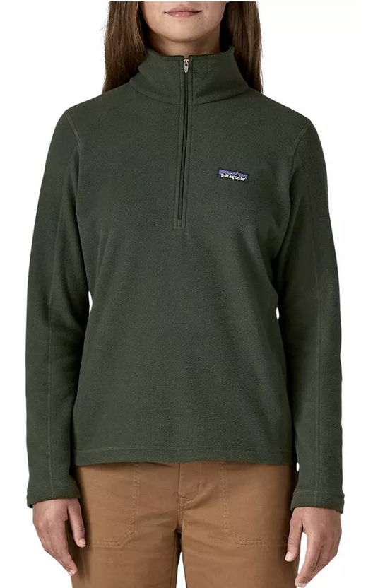  Patagonia Women's Micro D 1/4-Zip Fleece Pullover : $41