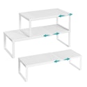 Songmics Expandable Kitchen Countertop Spice Racks 3-Pack for $40 + free shipping