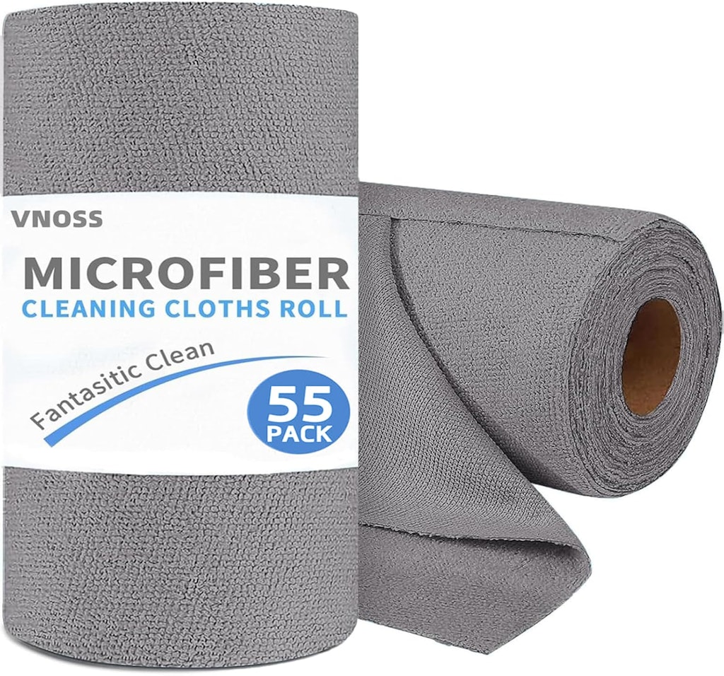 Microfiber Cleaning Cloth 55-Pack: $8.99