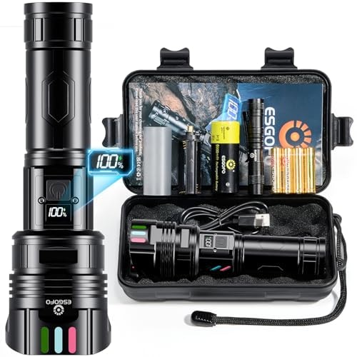 Esgofo Rechargeable LED Flashlight: $11.39 Esgofo Rechargeable LED Flashlight: $11.39