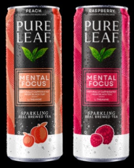 Pure Leaf 12-oz. Mental Focus Sparkling Tea Can: Free
