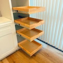 Wayfair Prestridge Pre-Assembled Solid Wood Pull Out Cabinet Organizer for $50 + free shipping