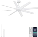 Ohniyou 60'' 8 Blades Ceiling Fan for $80 + free shipping