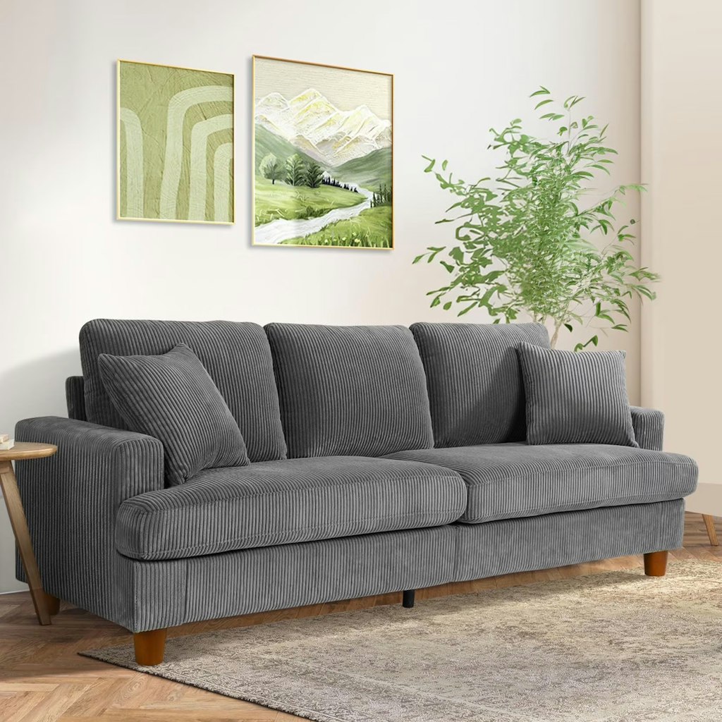 87" Corduroy Sofa: $286