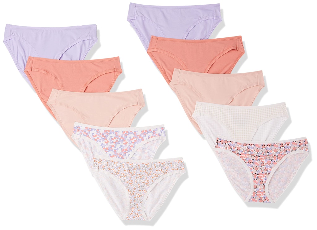 Amazon Essentials Women's Breathable Cotton Bikini Brief 10-Pack: $11 Amazon Essentials Women's Breathable Cotton Bikini Brief 10-Pack: $11