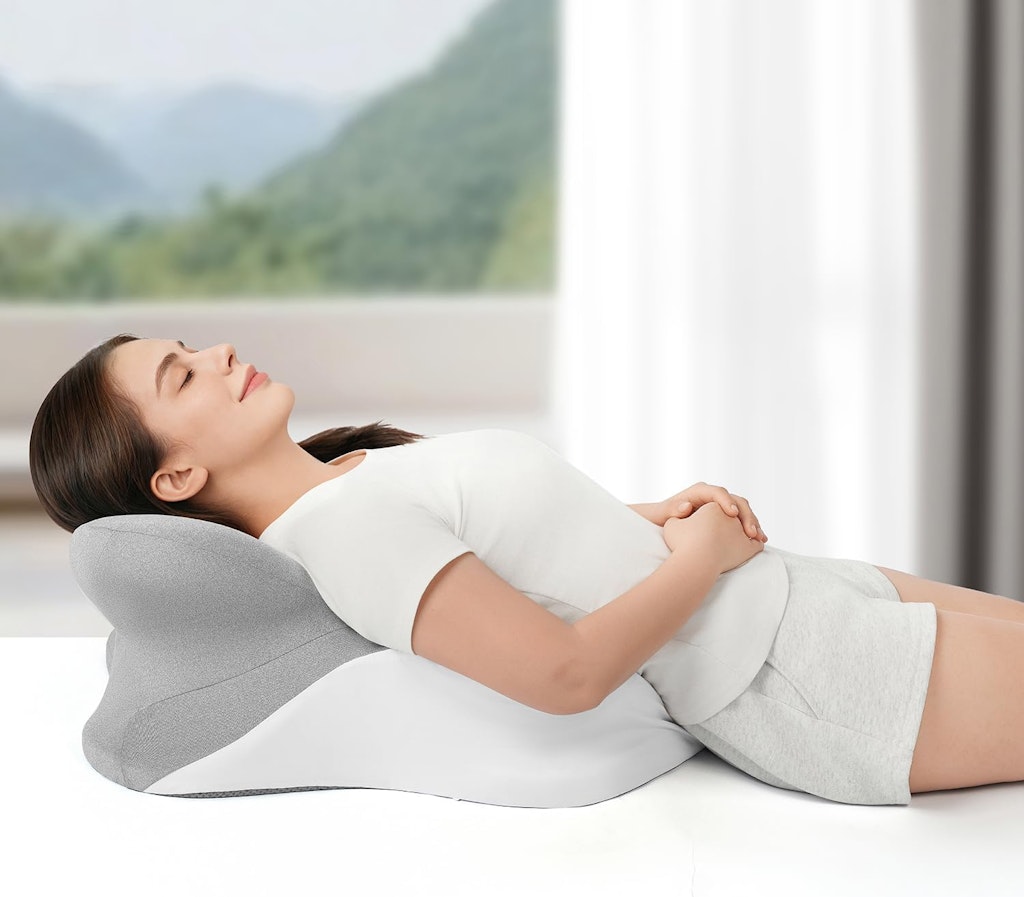 YRuiSofut Memory Foam Ergonomic Wedge Pillow w/ Removable Cover: 50% off YRuiSofut Memory Foam Ergonomic Wedge Pillow w/ Removable Cover: 50% off