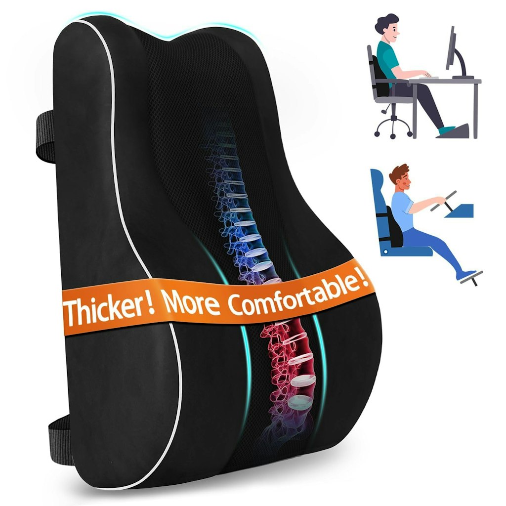 CloudBliss Ergonomic Memory Foam Lumbar Support Pillow: $19 CloudBliss Ergonomic Memory Foam Lumbar Support Pillow: $19