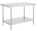 Vevor 30"x48"x34" Stainless Steel Prep Table for $148 + free shipping