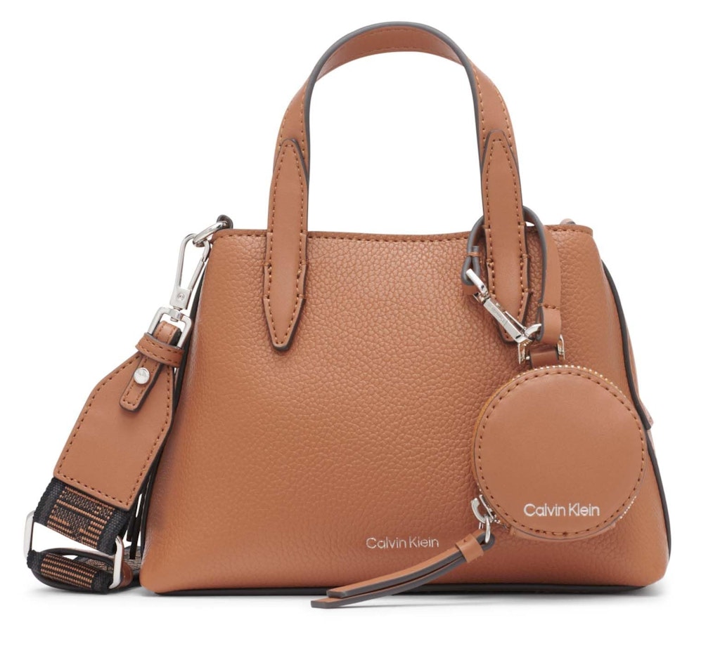 Calvin Klein Millie 2-in-1 Triple Compartment Mini Satchel Crossbody Bag: $48