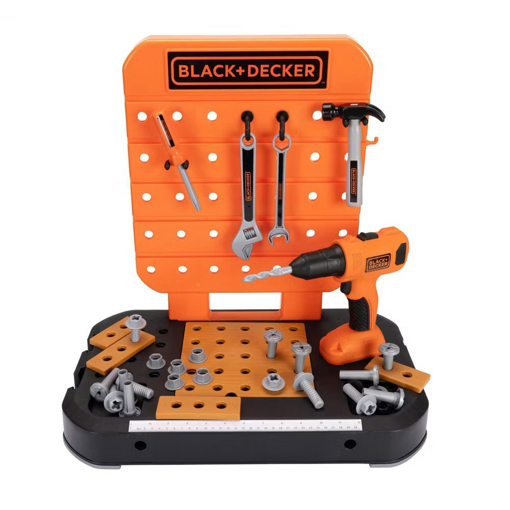 BLACK+DECKER Tabletop Workbench 40-Piece Pretend Play Tool Set: $21.84