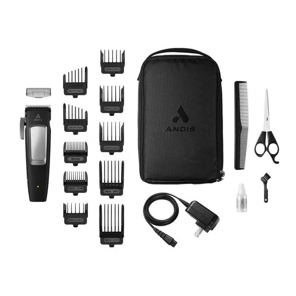 Andis inCRED Lithium-Ion 19-Piece Cordless Hair Trimmer Kit: $18.69