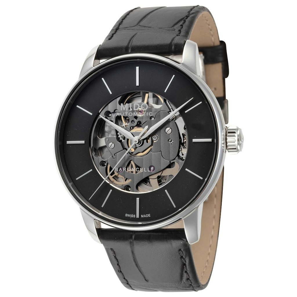 Mido Baroncelli Men's Automatic Skeleton Dial Watch: $449