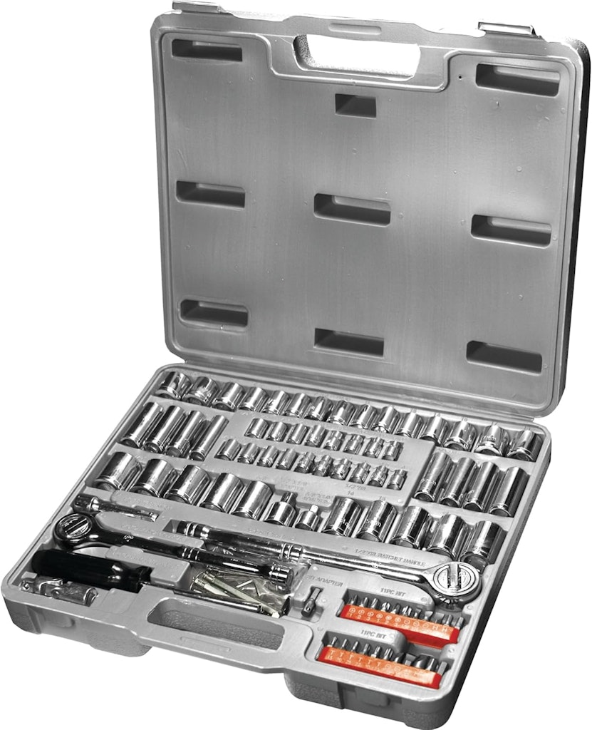 Performance Tool 100-Piece Socket & Bit Set: $36