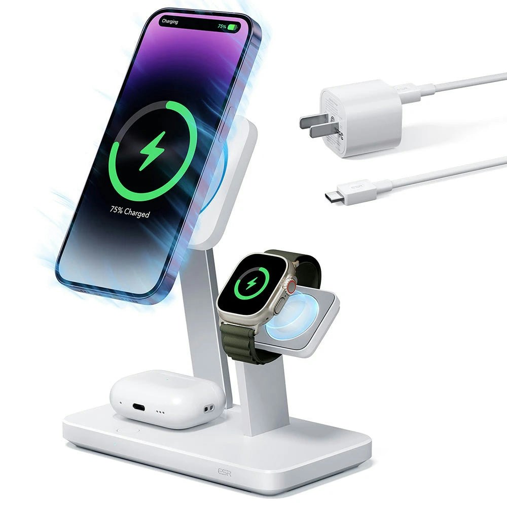 ESR 25W 3-in-1 Wireless Charger w/ MagSafe: $26