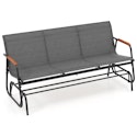 Costway 3-Person Patio Glider Bench for $98 + free shipping