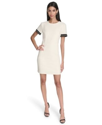 Halston Women's Crewneck Mini Dress: $28