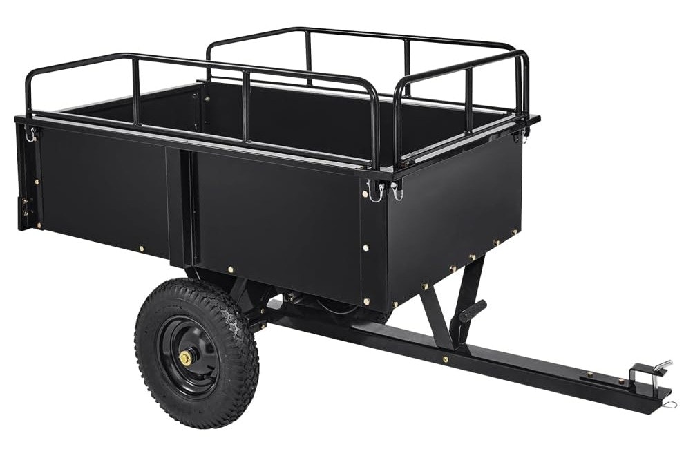 GarveeLife 750-lb. 15 Cu. Ft. Heavy-Duty Steel Dump Cart: $180