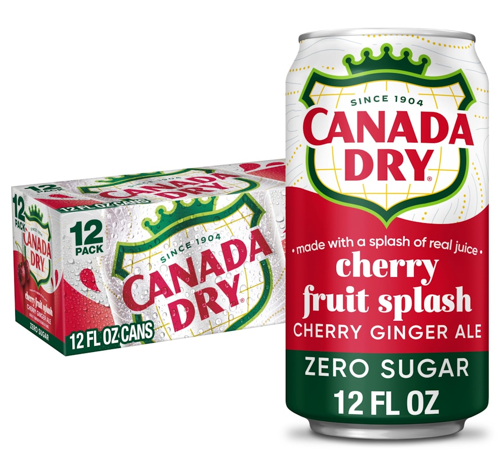 Canada Dry Zero Sugar Cherry Ginger Ale 12-oz. Can 12-Pack: $4.75 via Sub. & Save