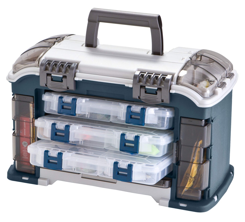Plano Angled Tackle System w/ Three Stowaway Boxes: $32