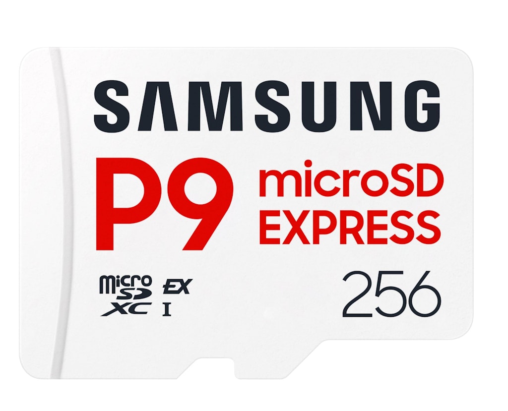 Samsung P9 256GB Express microSD Card: $48