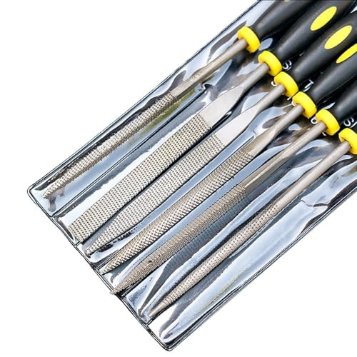 6-Piece 140mm Mini Metal Rasp Needle File Set: $3.73