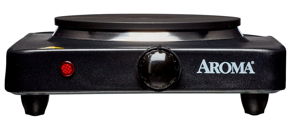 Aroma 6" Single Burner Die-Cast Hot Plate: $11