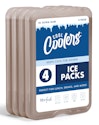Cool Coolers by Fit & Fresh XL Slim Reusable Ice Pack 4-Pack for $7 + free shipping w/ Prime