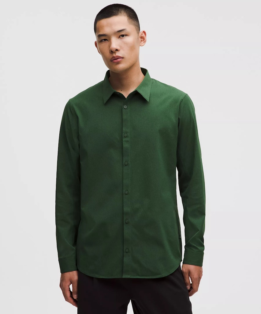 lululemon Men's Airing Easy Long-Sleeve Shirt: $49 lululemon Men's Airing Easy Long-Sleeve Shirt: $49