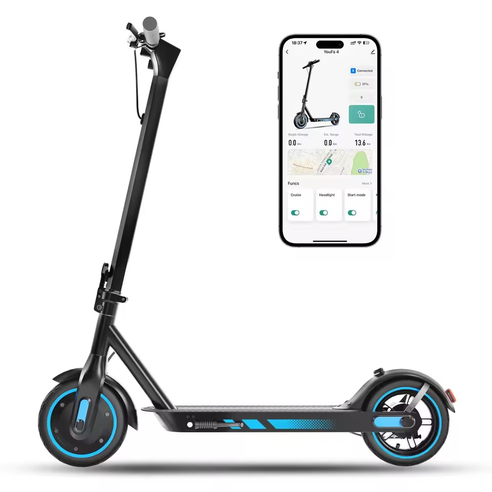 HiQiS V10 500W 10" Foldable Electric Scooter: $196.74