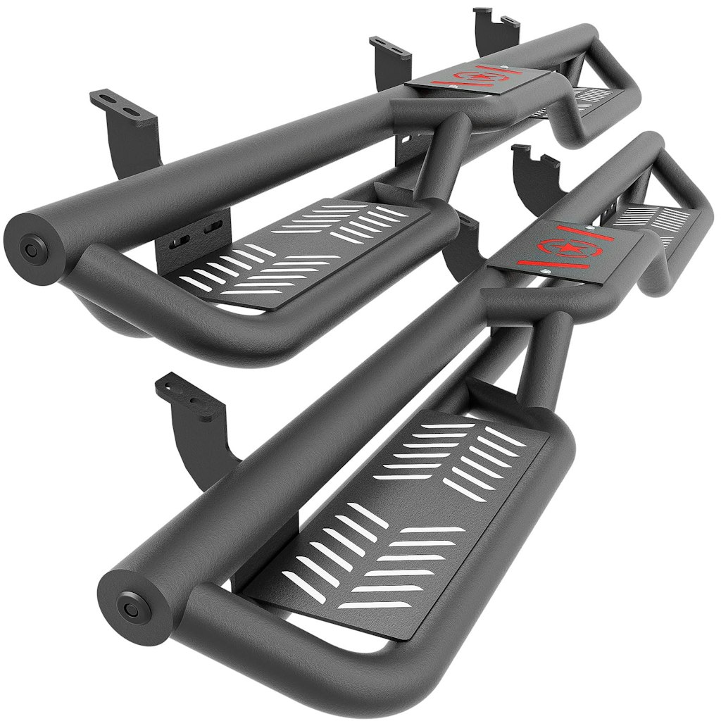 2-Stair Running Boards for 2024-2026 Toyota Tacoma Double & Crew Cab: $192