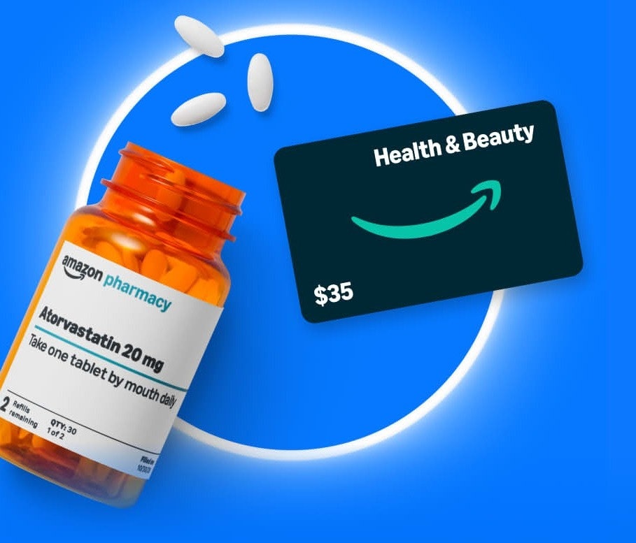 $35 Amazon Credit For Health, Wellness, & Beauty: Free w/ First RX Order