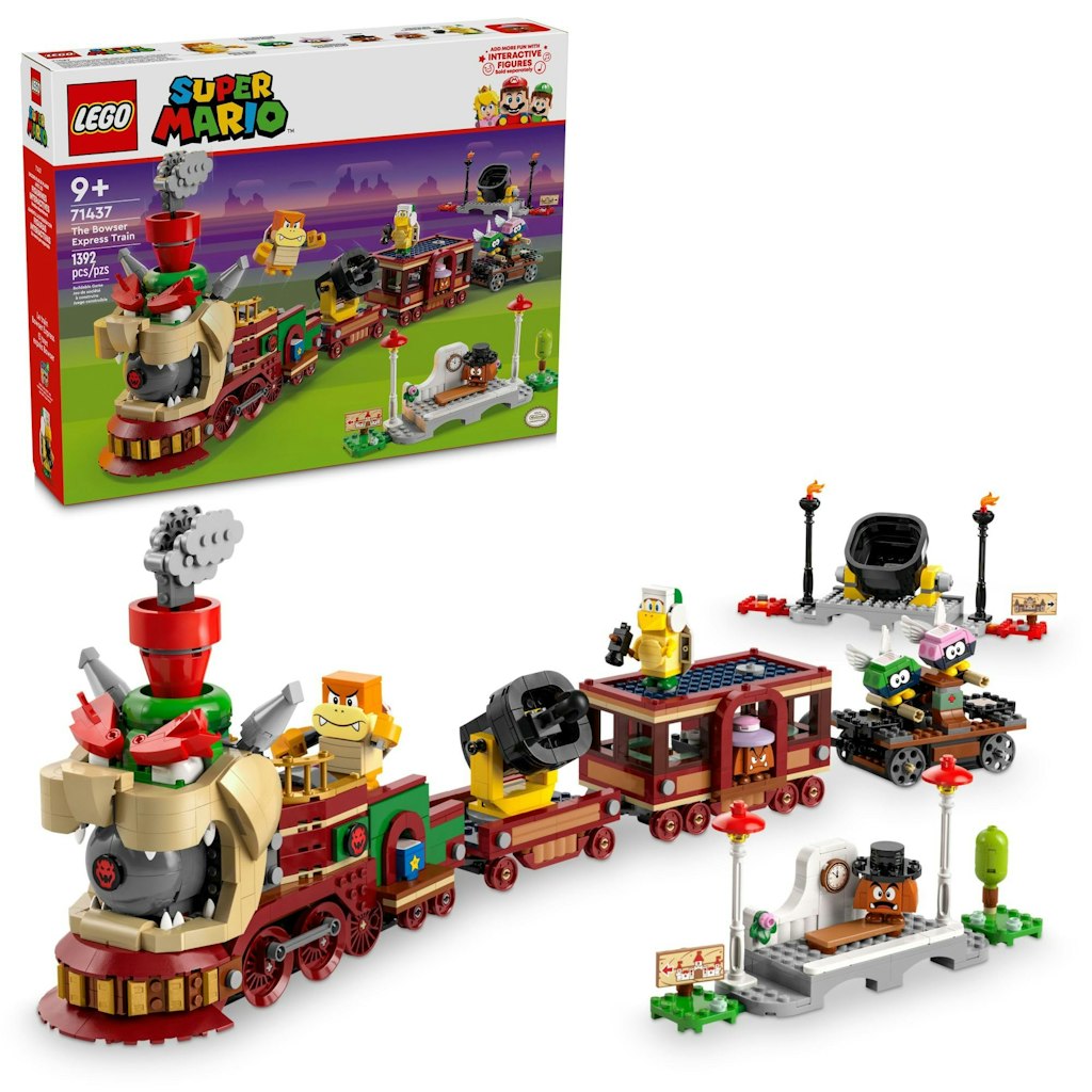 LEGO Super Mario The Bowser Express Train Building Set: $84
