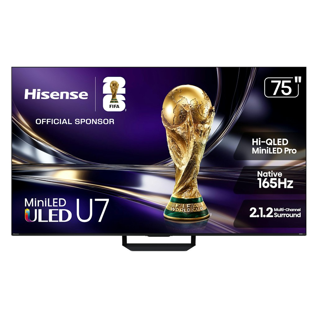 Hisense U7 75U7SG 75" 4K HDR10+ Mini-LED UHD Smart TV: $1,198