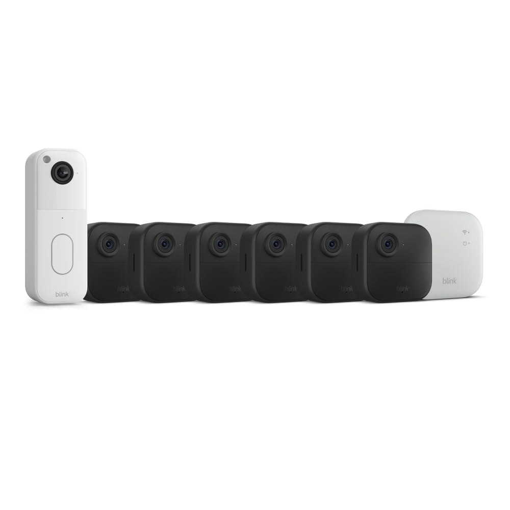 Blink Video Doorbell + Outdoor 4 XR Wireless Smart Security 6-Camera System: $156.99 Blink Video Doorbell + Outdoor 4 XR Wireless Smart Security 6-Camera System: $156.99