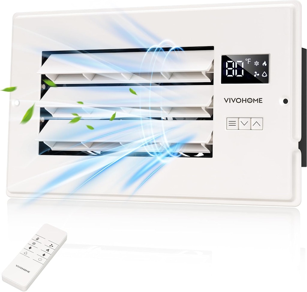 Vivohome Register Booster Fan with Smart Control: $34.49