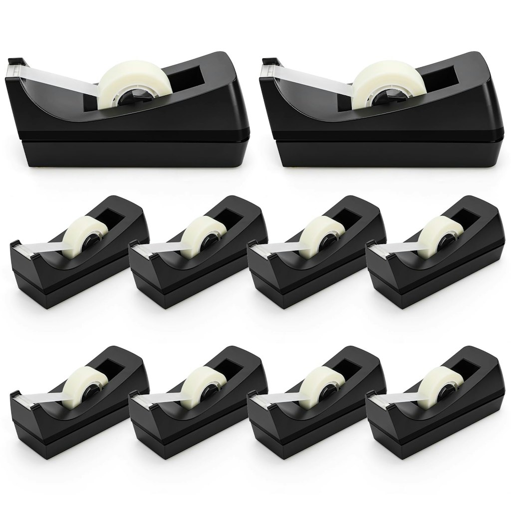 10-Pack Desktop Tape Dispensers w/ Tape: $14