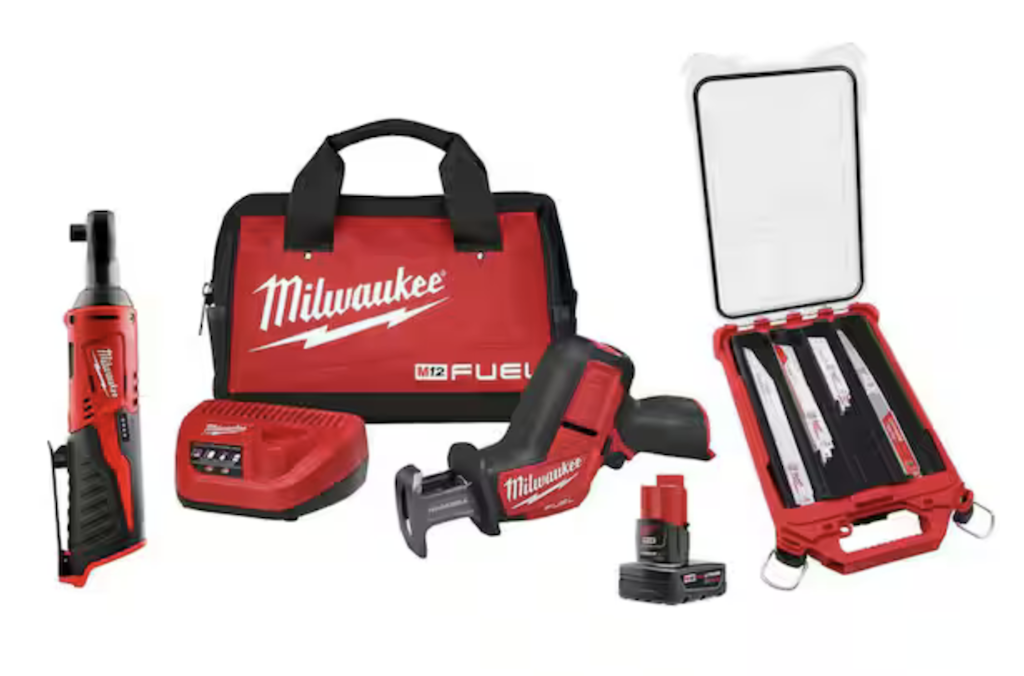 Milwaukee M12 Fuel 12V Hackzall Recip Saw Kit: $249